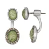 Simply Vera Vera Wang Silver-Tone Green Stone Stud Earrings 2 Simply Vera Vera Wang Silver-Tone Green Stone Stud Earrings -Simply Vera Vera Wang Shop 5896493