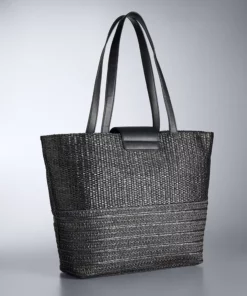 Simply Vera Vera Wang Straw Tote Bag -Simply Vera Vera Wang Shop 5918234 ALT