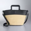 Simply Vera Vera Wang Top Handle Straw Satchel Bag 2 Simply Vera Vera Wang Top Handle Straw Satchel Bag -Simply Vera Vera Wang Shop 5918245 Natural Black Straw