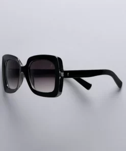 Women's Simply Vera Vera Wang Kym Oversized Plastic Square 22mm Sunglasses 8 Women's Simply Vera Vera Wang Kym Oversized Plastic Square 22mm Sunglasses -Simply Vera Vera Wang Shop 5989301 Black Smoke
