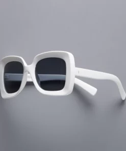 Women's Simply Vera Vera Wang Kym Oversized Plastic Square 22mm Sunglasses 9 Women's Simply Vera Vera Wang Kym Oversized Plastic Square 22mm Sunglasses -Simply Vera Vera Wang Shop 5989301 White Smoke Lens